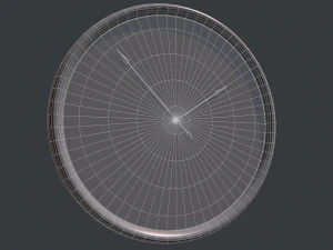 greenwich concrete wall clock 3D Model
