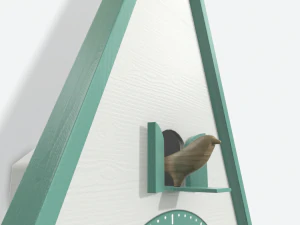 cuco contempor&acirc;neo animado Modelo 3D