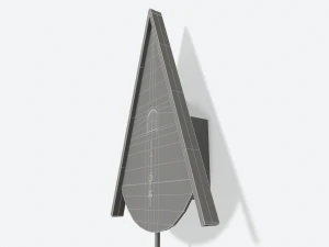 cuco contempor&acirc;neo animado Modelo 3D