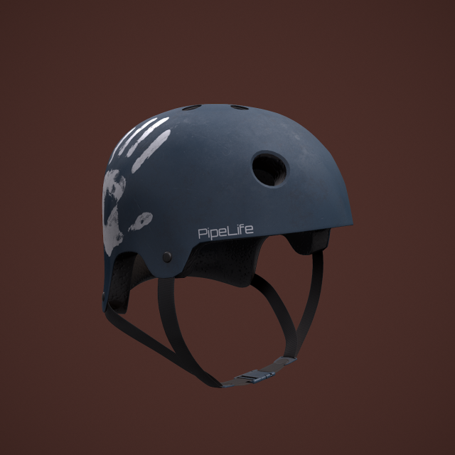 bmx helmet Modelo 3D .c4d .max .obj .3ds .fbx .stl .blend 