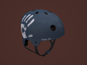 bmx helmet Modelo 3D