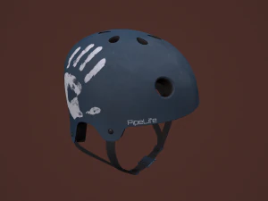 BMX 헬멧 3D 모델