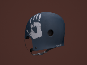 bmx helmet Modelo 3D