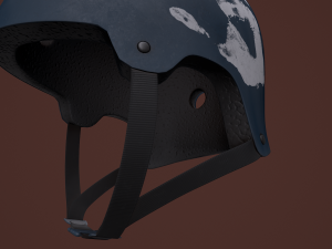 bmx helmet Modelo 3D