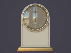 animated mantle clock 3D Model