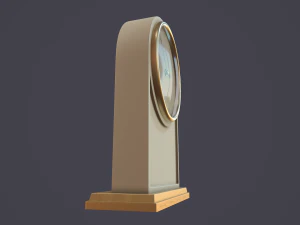 animated mantle clock 3D Model