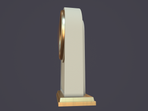 animated mantle clock Model 3D
