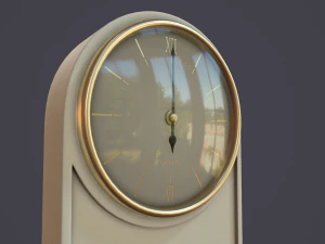 animated mantle clock 3D Model