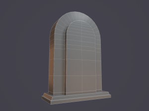animated mantle clock Model 3D