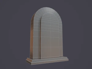 animated mantle clock 3D Model