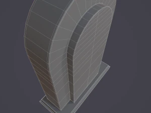 animated mantle clock 3D Model