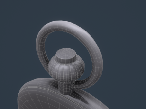 gold pocket watch 3D-Modell