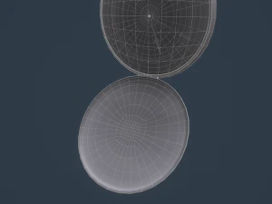 reloj de bolsillo de oro Modelo 3D