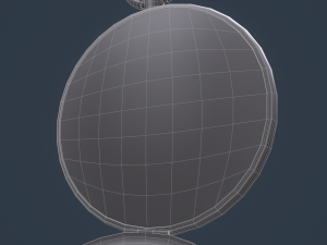 gold pocket watch 3D-Modell