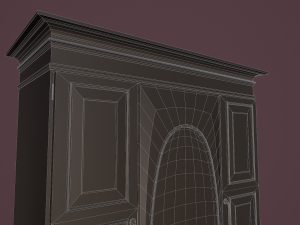 rigged wardrobe 3D 模型