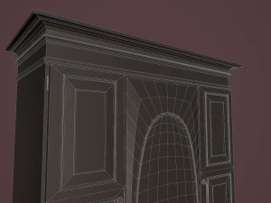 rigged wardrobe 3D Model