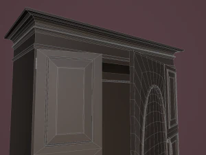 rigged wardrobe 3D Model