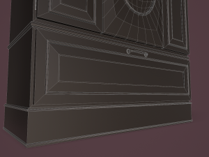 rigged wardrobe 3D 模型