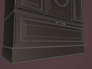 rigged wardrobe 3D Model