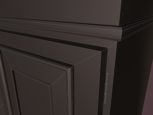 rigged wardrobe 3D 模型