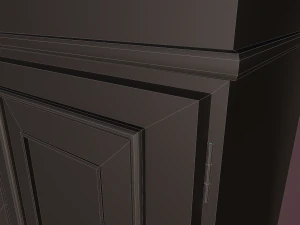 rigged wardrobe 3D Model