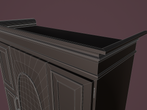 rigged wardrobe 3D 模型
