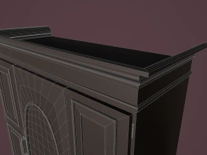 rigged wardrobe 3D Model
