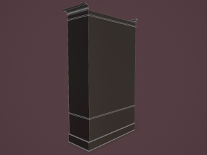 rigged wardrobe 3D 模型