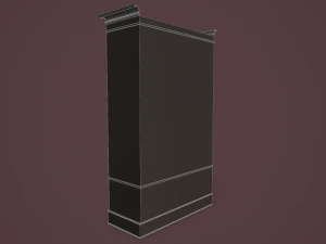 rigged wardrobe 3D Model