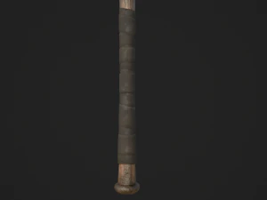 barbed baseball bat 3D Model