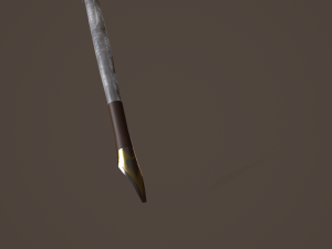 quill and inkpot 3D Model