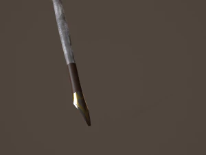 quill and inkpot 3D Model