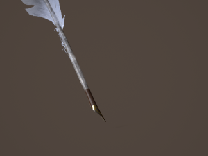 quill and inkpot 3D Model