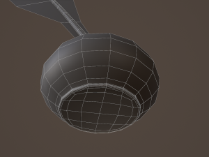 quill and inkpot 3D Model