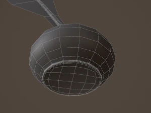 quill and inkpot 3D Model