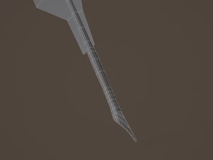 quill and inkpot 3D Model