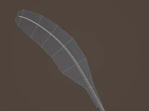 quill and inkpot 3D Model