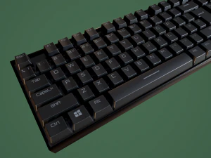 redragon k551 mechanical keyboard 3D Model