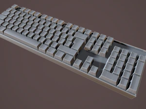 redragon k551 mechanical keyboard 3D Model