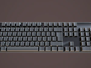 redragon k551 mechanical keyboard 3D Model