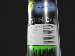 spray paint can 3D Модель