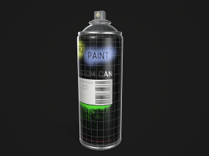 spray paint can 3D Модель