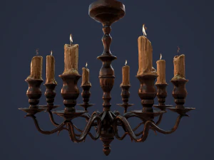 candelabra chandelier 3D Model
