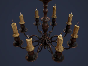 candelabra chandelier 3D Model