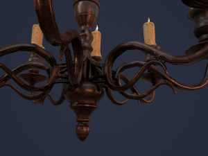 candelabra chandelier 3D Model