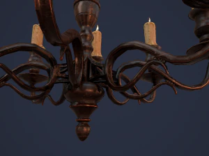 candelabra chandelier 3D Model