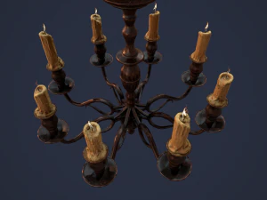 candelabra chandelier 3D Model