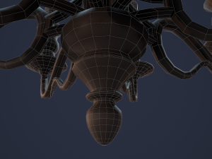 candelabra chandelier 3D Model