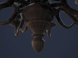 candelabra chandelier 3D Model