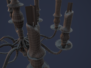 candelabra chandelier 3D Model